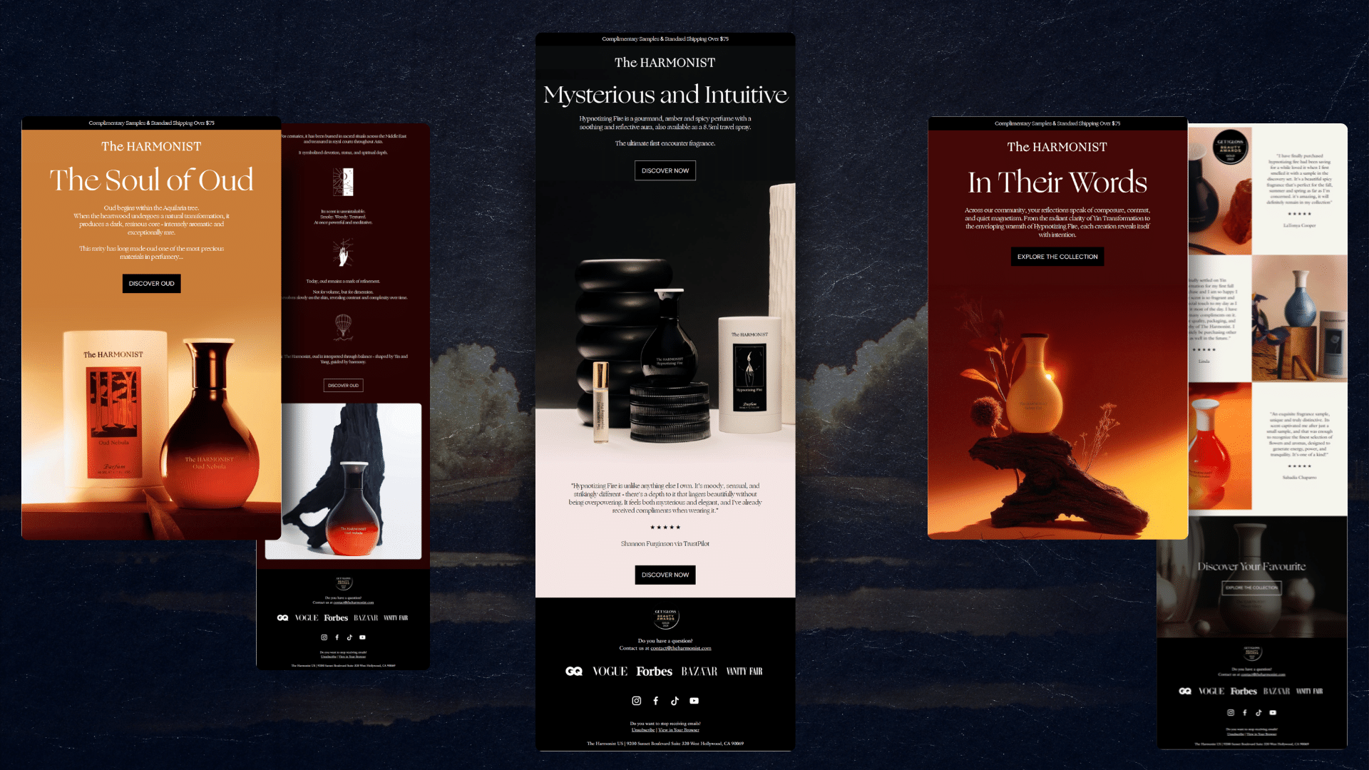 The Harmonist email marketing work by Sendfluence